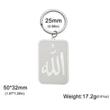Islamic Allah Pendant Keychain